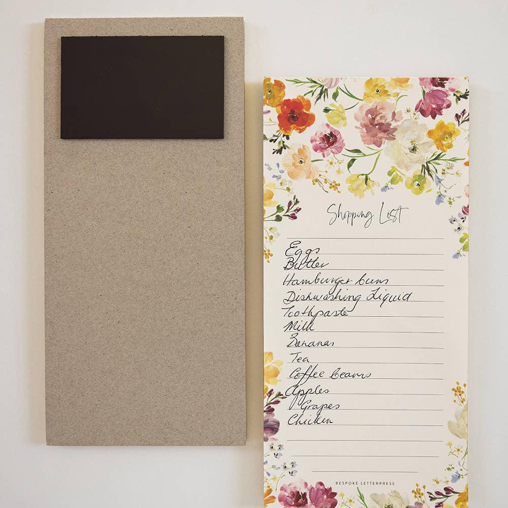 Ranunculus Shopping List Notepad